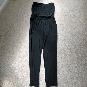 Modal strapless jumpsuit